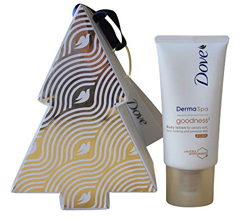Preisvergleich Produktbild Dove DermaSpa Goodness3, Körperlotion, Weihnachtsbaum-Geschenkset, 50 ml