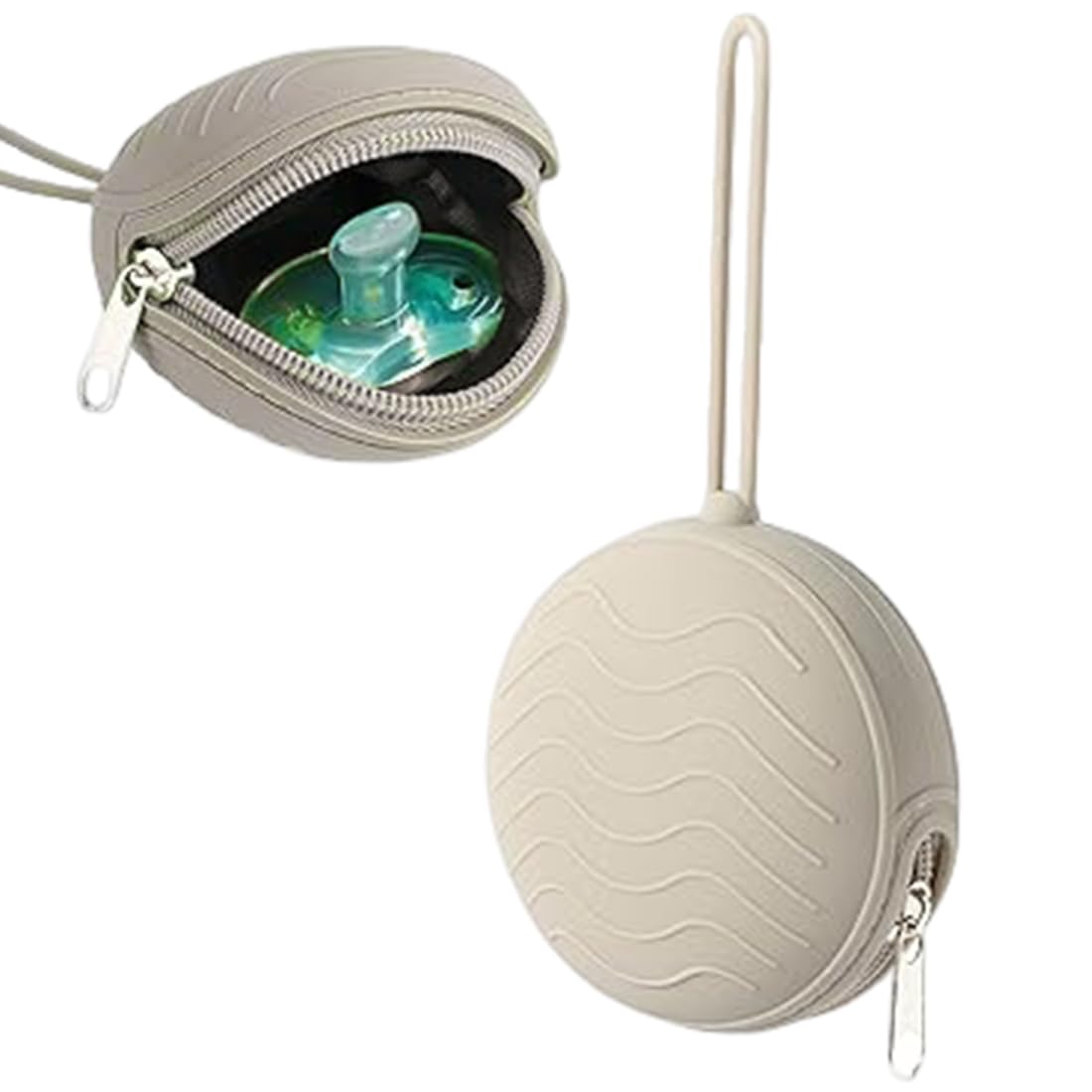 Custodia Portaciuccio en Silicona, Portaciuccio de Viaje de Bolso Práctico para Neonatos, BPA para Niños y Niñas portaciuccio personalizado