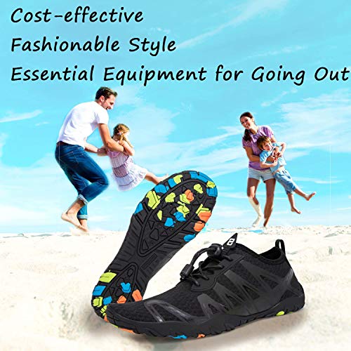 Image of YALOX Water Shoes Men's Women's Swim Shoes Outdoor Beach Barefoot Quick-Dry Aqua Pool Socks Swimming Yoga Surfing Exercise