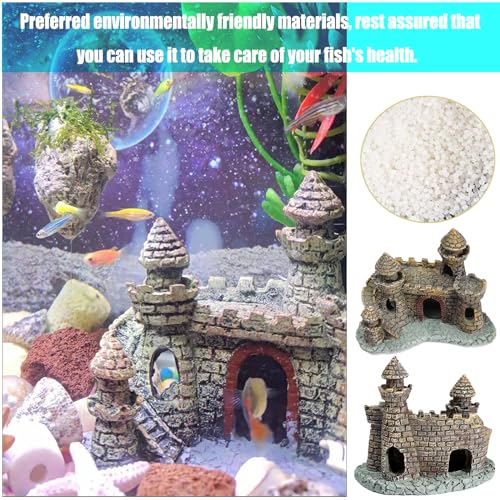 Miniatura 2 de Naturezhen 9 Piezas Plantas Artificiales De Acuario, Decoracion Para Acuarios, Plantas Plástico Peceras, Roca De Poliresina, Se Puede Utilizar En Peceras Y Acuarios
