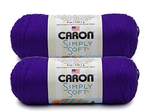 Image of Bulk Buy: Caron Simply Soft Yarn Solids (2-Pack) (Iris)