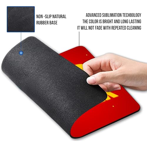 Image of Paper Plane Design - Geek Nerd - Anti Skid Non Slip Rubber Mouse Pad of Computers. Size - 9 x 7 inches.d28
