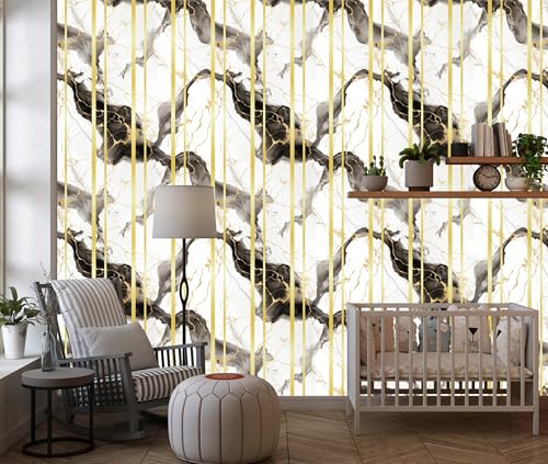 Image of VOLITO Wallpaper Luxury Shade Walls Sticker Waterproof,Oil Proof & Heat Resistant Kitchen Home,Living Room,Bedroom,Bathroom,Hotel,Pan&Shop Caounter,PVC self Adhesive(60x200) (V-113)