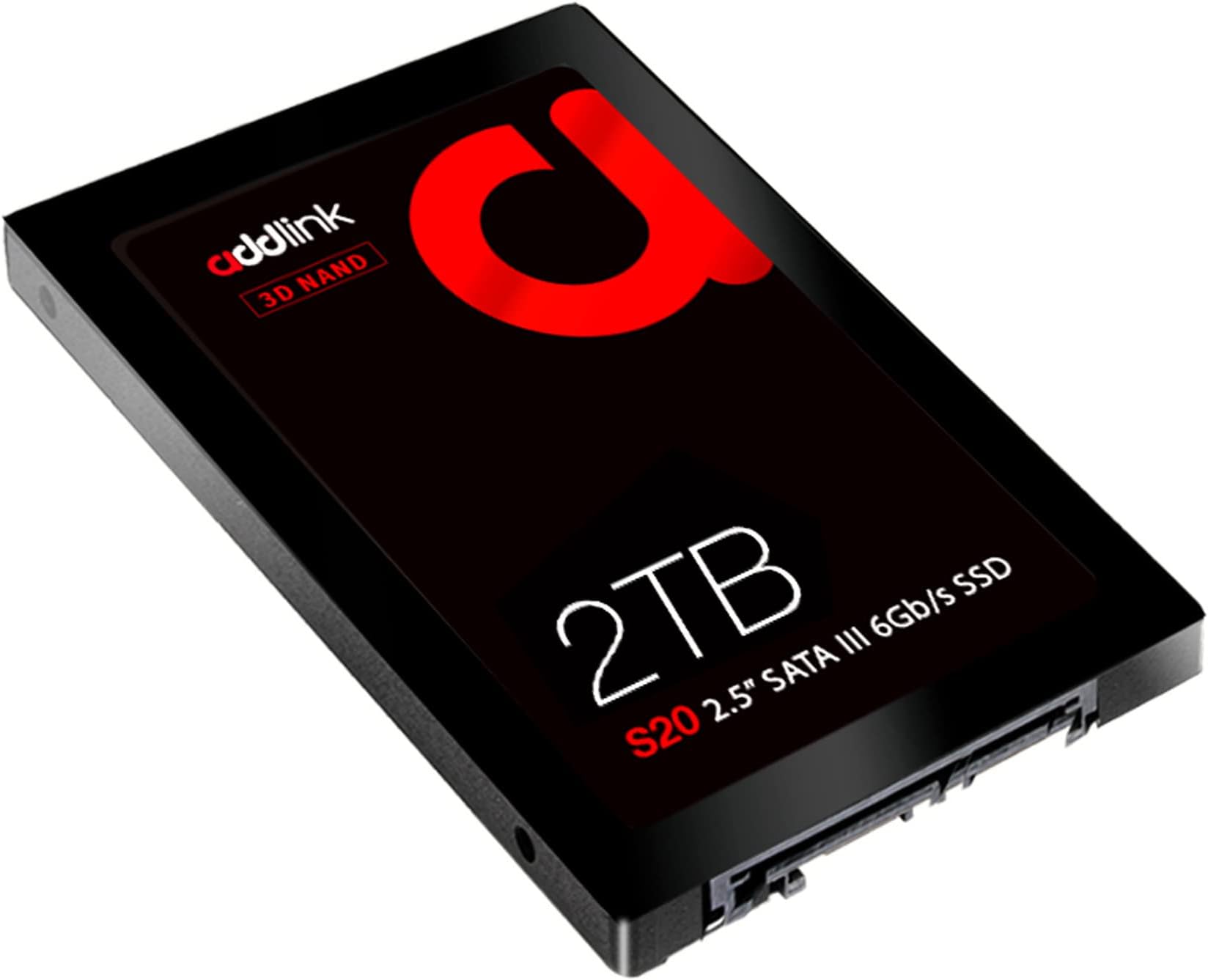 Addlink S20 2TB PS4 Compatible SATA III 2.5" Inch Extreme Quality Internal SSD 550MB/s Maximum Speed, Perfect HDD Replacement/Upgrade for Laptops, PCs & Sony PS4 (ad2TBS20S3S)