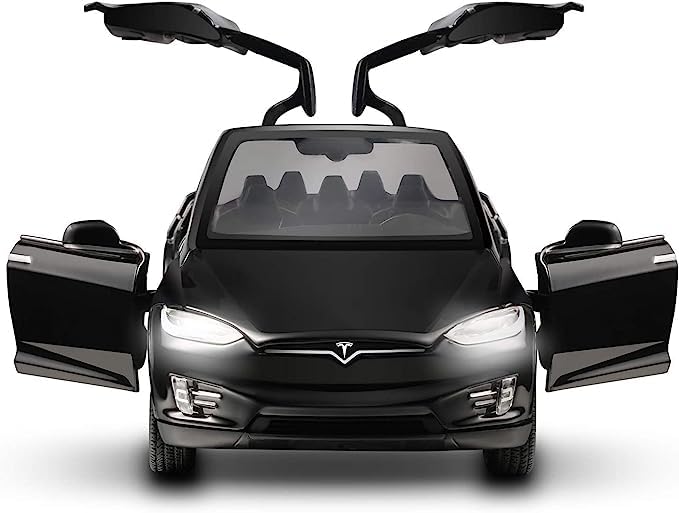 Diecast model cars tesla toy cars mode toy car with sound & light