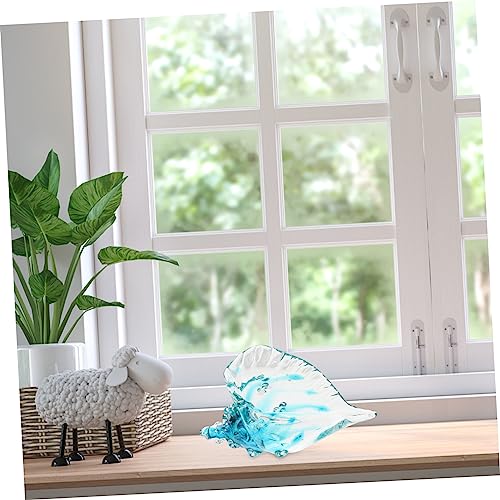 Décoration de conque en verre UKCOCO idée cadeau ornement de table - 8