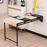 Mesa plegable Murphy de cocina montada en la pared, capacidad plegable para comedor y lavandería