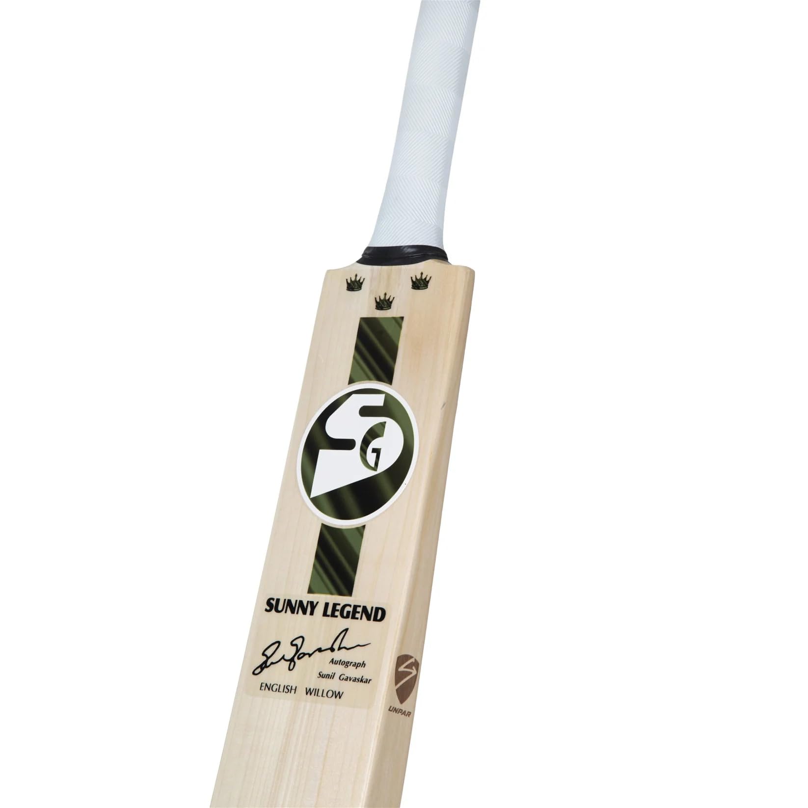 SG Sunny Legend Cricketschläger, englische Willow (Farbe kann variieren), kurzer Griff
