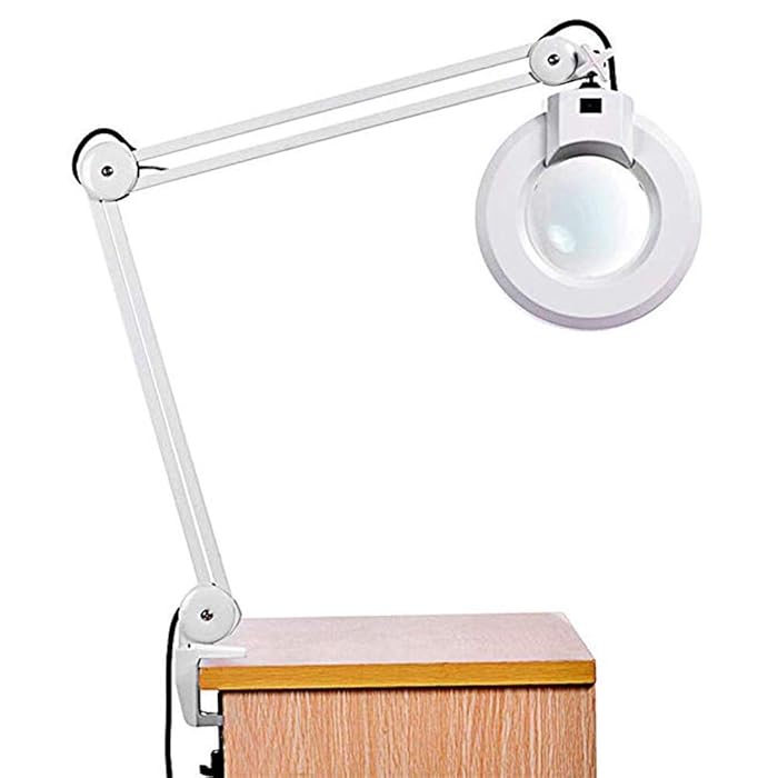 Buy 5x Magnifying Glass Lamp Daylight Bright Lighted Lens