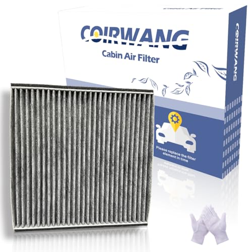 COIRWANG CF10132 キャビンエアフィルター。Toyota Avalon、カムリ、Sienna、Solara、Lexus ES330、GX470、RX350、RX400Hに対応。活性炭付き。
