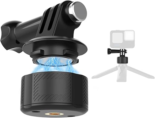 Miniatura 7 de Soporte magnético en el pecho para cámara de acción, compatible con GoPro Hero 12111098 negro, DJI Osmo Action 432, AKASO, Insta360 y más