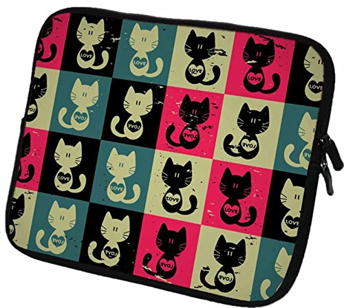 Preisvergleich Produktbild #DoYourMobile© 6Zoll Tasche / Schutzhülle für eBook-Reader / eReader - wasserdichtes Neopren mit Reißverschluss in der Größe 18,5 x B 14cm / für Tablets mit Bildschirmgröße ca. 6,5-7,2 / Design : 197