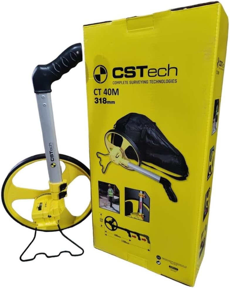 Rodometer CST Berger Rodo Meter Manual CT40M Precision Metric Measuring Wheel for Professional & Industrial Measuring Pack Of 1