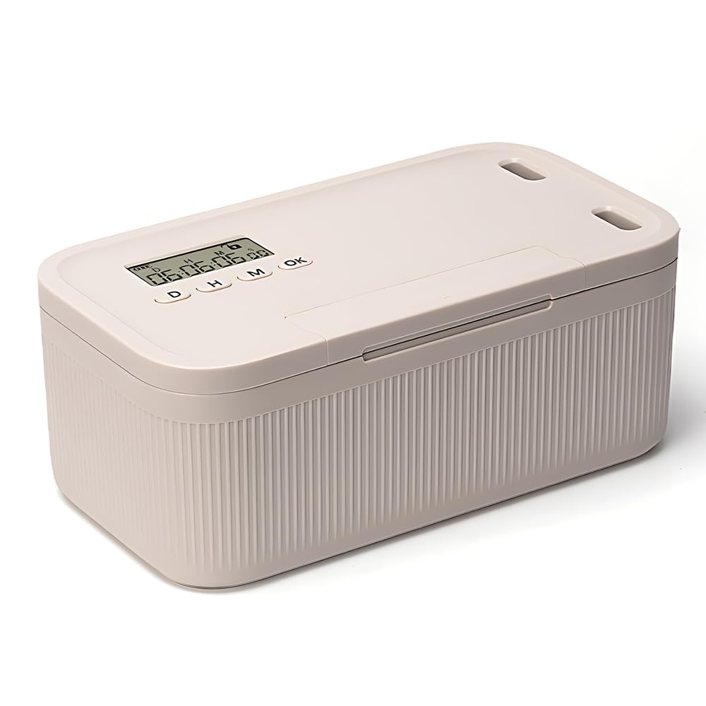Caja Bloqueo Movil, ADDLIVE Caja Temporizador Movil, Carcel para Moviles para Teléfonos, Snacks, Medicinas y Control de Hábitos, 24 * 13 * 9,6 cm