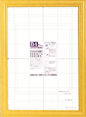 イワタ 額縁 マルチフレーム B4 木製 ナチュラル MS-39NT-B4