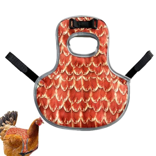 Générique Harnais de Protection Pour Poules - Tablier Anti-Picage Avec Sangle Réglable Pour Volaille | Accessoires d'Élevage Pour Poulailler et Habitat de Basse-Cour
