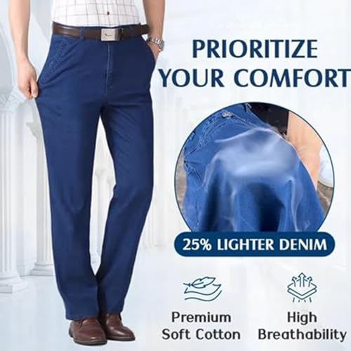 Jett Jeans for Older Men, 2025 New Jettjeans - Men's Classic Straight Fit Stretch Jeans for Every Occasion4