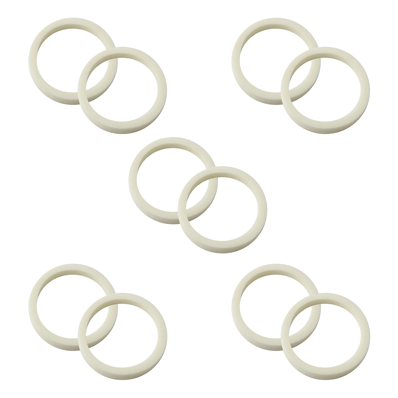 MLWSKERTY 10Pcs/Set Fork Foam Rings Oil Seal Foam Rings Oil Seal 34mm Front Fork Bicycles Mountain Bike Seal Sponge Accessories Sealed Foam Rings