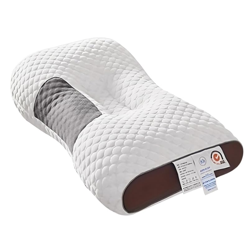 Neck and Shoulder Pillows, Sleep Massage Pillow core, Ergonomic Neck Support, Suitable for Side Back Stomach Pillows and Pillowcases 19X29 Inch 1pc