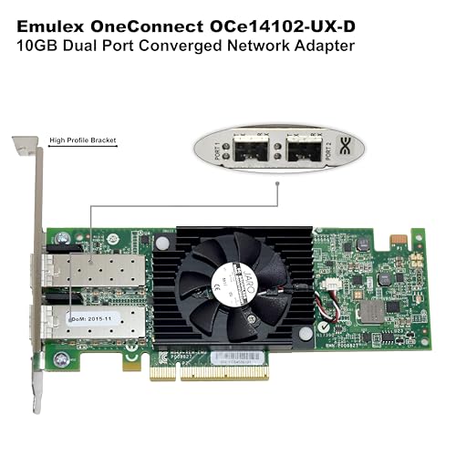 Emulex OneConnect 10Gigabit Ethernet Card OCE14102-UM miniatura 2