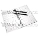H&P notebook - Medical History and Physical notebook, 100 medical templates with perforations