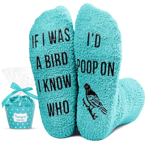 Funny Fuzzy Birding Socks