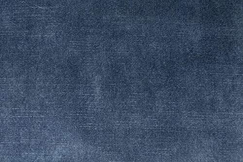 Acanva Mid-Century Velvet Sectional Sofa Couch For Living Room, L-Shape 2-Piece 113”W Right Hand Facing Chaise, Blue #TOP2