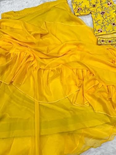 Generic organza silk saree in organza silk – image 5