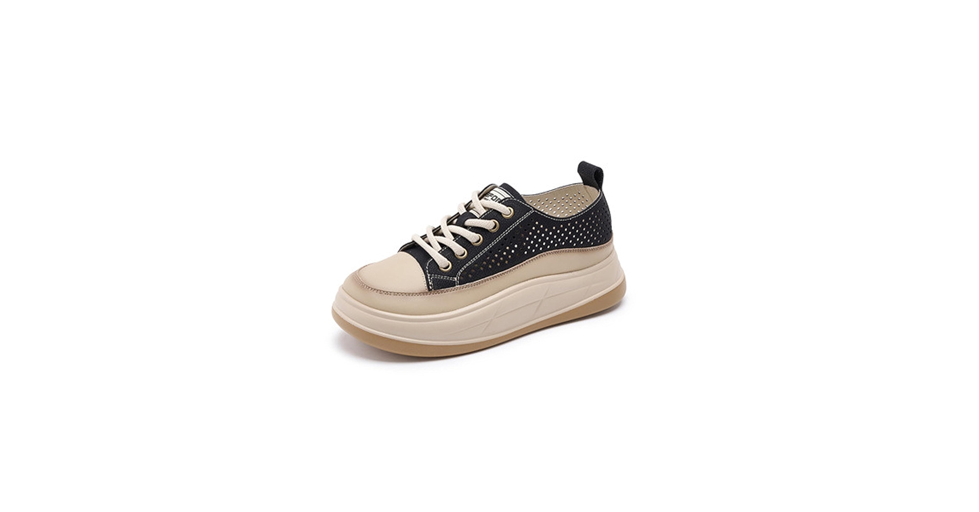 Amazon.com | Women's Genuine Leather Mesh Cutout Lace-Up