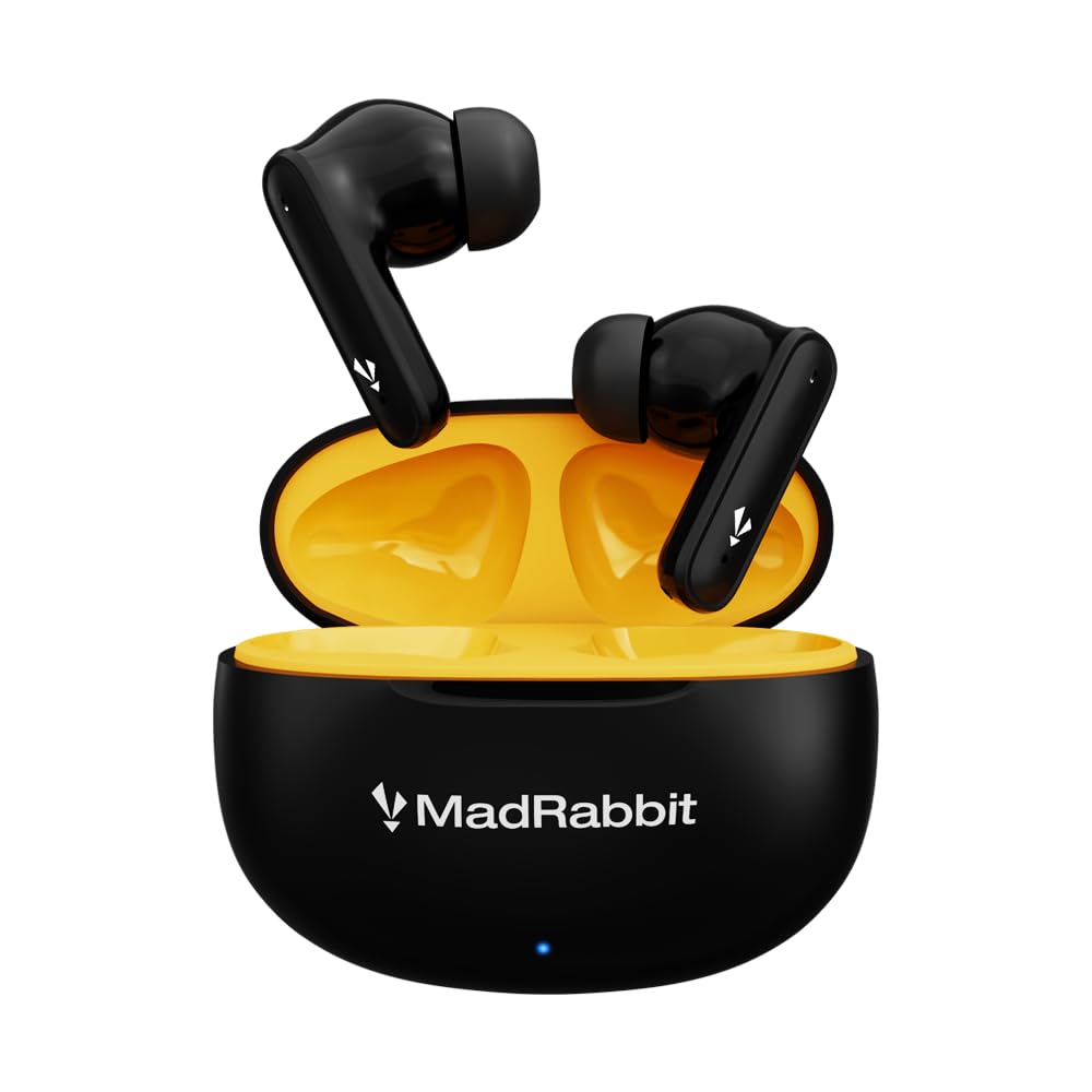 MadRabbit Cosmo Bluetooth Truly Wireless in-Ear Earbuds with Mic, 30H 