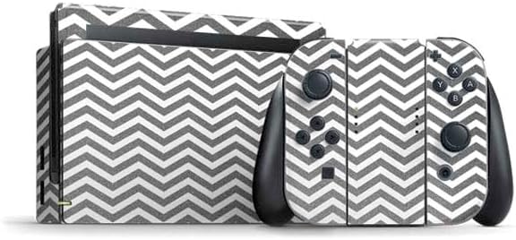 Skinit Decal Gaming Skin Compatible with Nintendo Switch Bundle - Pink and White Checkerboard Design