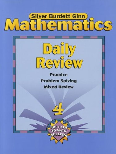 SBG MATH DAILY REVIEW PE GR 4: SILVER BURDETT: 9780382373190: Amazon ...