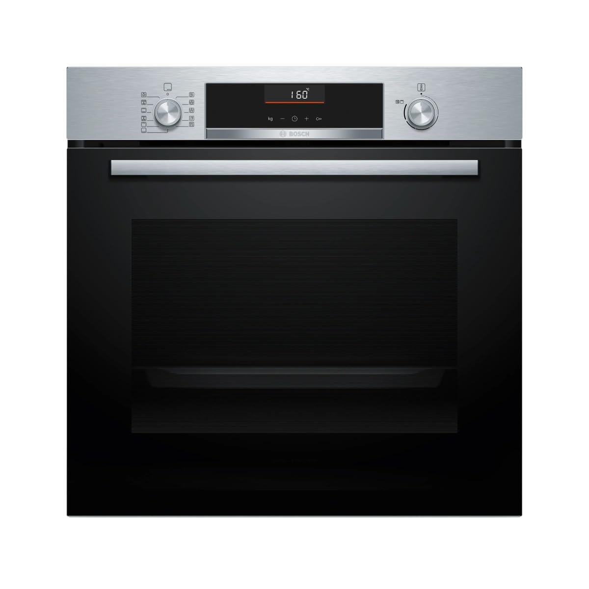 Bosch Four série 6, fonction AirFry, recettes pré-programmées, noir, HBG536ES4