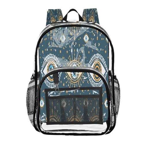 Mochila transparente resistente para evitar esperas en la seguridad del trabajo y escuela