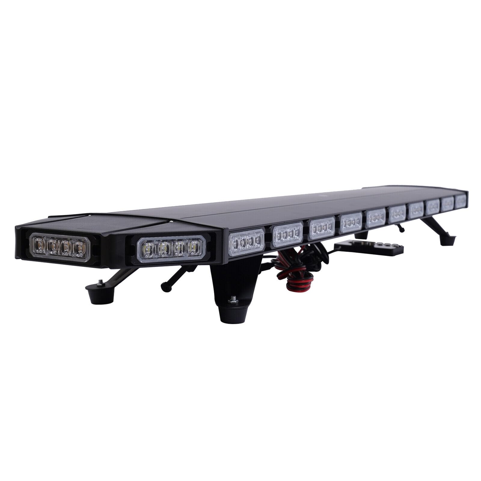 Sallurmose 47" 104 LED Roof Top Strobe Beacon Light Bar,LED Strobe Light Bar Response Emergency Beacon Warn Tow Truck Response for Safety Vehicles Tow