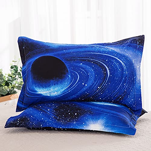 Set di biancheria da letto con stampa 3D blu