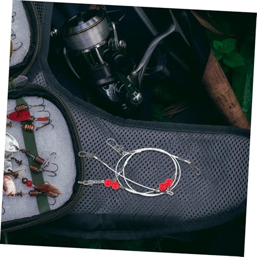 Líderes de pesca Nylon con giratorios y acero inoxidable Happyyami miniatura 6