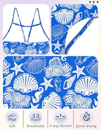 weVSwe Baby Girl Swimsuit One Piece Swimsuit Cute Toddler Girls Sleeveless Bikini Kids 2-10 Years3