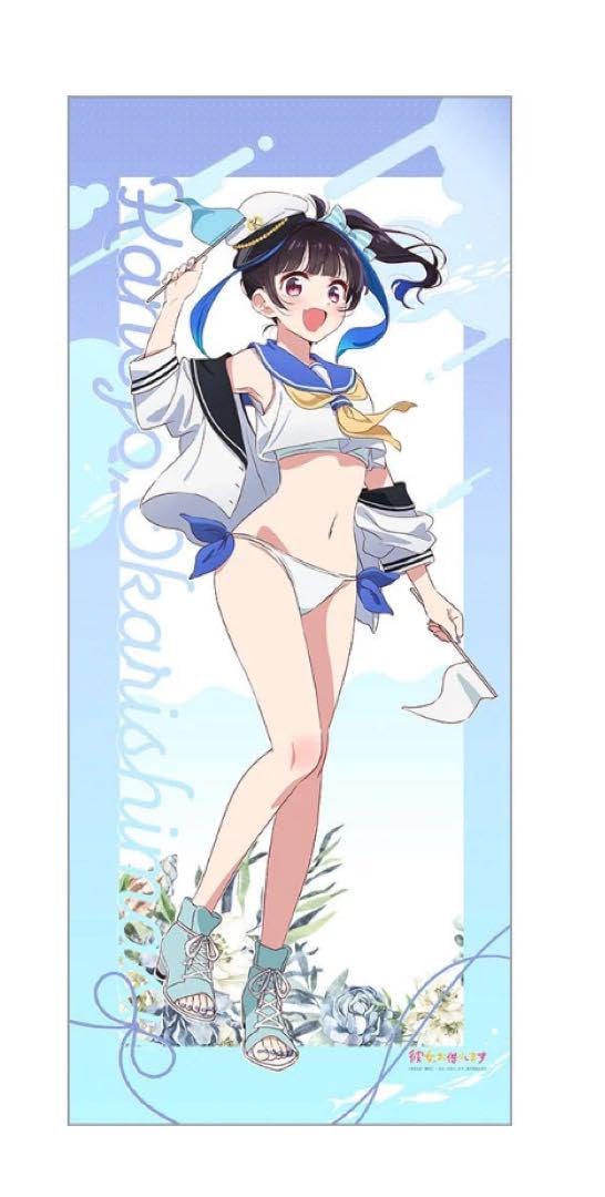 かのかり 麻美 描き下ろし特大タペストリー マリンセーラーver. 彼女、お借りします 描き下ろし特大タペストリー(七海麻美