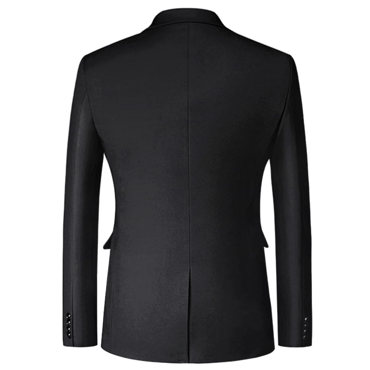 YFFUSHI Blazer da Uomo con Papillon Giacca da Abito Slim Fit con 1 Bottone Elegante Formale da Lavoro