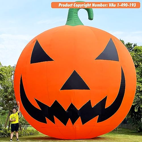 40FT-Giant-Premium-Halloween-Inflatable-Pumpkin-Decorations-with-Blower-Blow-up-Halloween-Decorations-Outdoor-Holiday-Decor-for-Outdoor-Yard-Lawn-Xmas-Party-with-No-Light 40FT Giant Premium Halloween Inflatable Pumpkin Decorations with Blower Blow up Halloween Decorations Outdoor Holiday Decor for Outdoor Yard Lawn Xmas Party with No Light