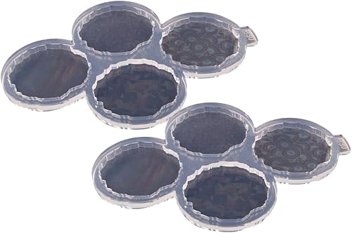 Miniatura 9 de Moldes redondos de ágata de geoda holograma, holograma de silicona, epoxi irregular círculo de silicona holográfica, manualidades de resina