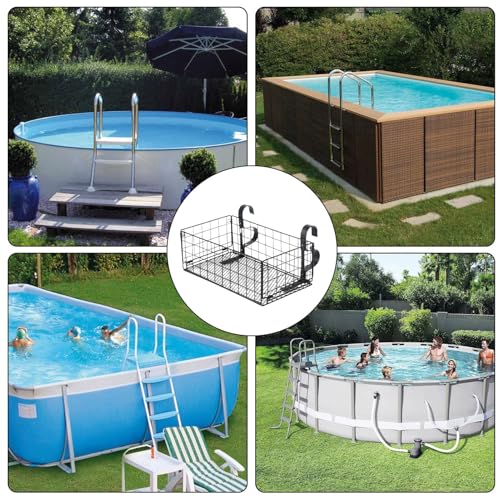 Rangement côté piscine et panier pour jouets de plein air - 6