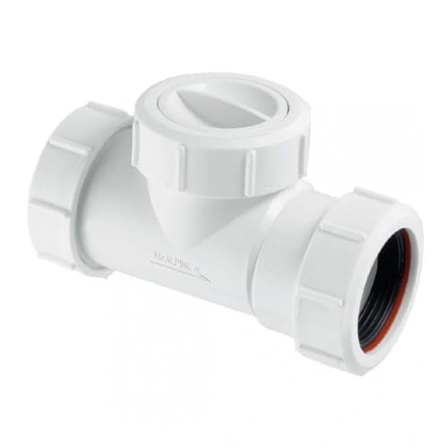 McAlpine T28M-NRV Multifit Clapet anti-retour Blanc
