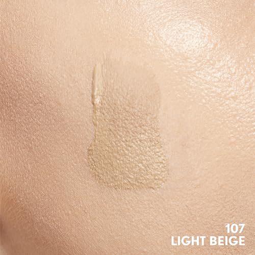Image of COVERGIRL Clean Invisible Foundation Makeup, Dewy & Glowy Natural Finish, Buildable Coverage, Skin-Like Smooth Look, Vegan, Light Beige, 1oz