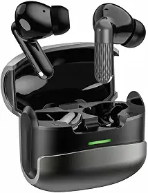 Fone Bluetooth 5.4 True Wireless com Cancelamento de Ruído – Bateria de Longa Duração + Microfone para Chamadas – À Prova d’Água – Estojo de Carga – Compatível iPhone e Android