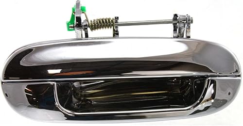 Buick Rainier - Manija de puerta exterior trasera, lado del pasajero, cromada (2004-2007) Recorte todos los submodelos