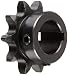Tsubaki 50B10F-1 Finished Bore Sprocket, Single Strand, Inch, #50 ANSI No., 5/8" Pitch, 10 Teeth, 1" Bore