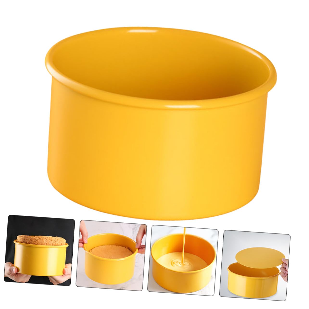 Molde Desmoldable para Tartas Antiadherente de Bandeja para Horno Redonda para Repostería Casera y Postres Molde Práctico y Ligero para Cocina Doméstica