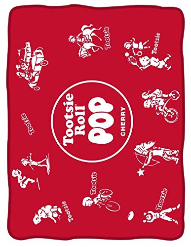 Tootsie Roll Plush Fleece Blanket- 50x60